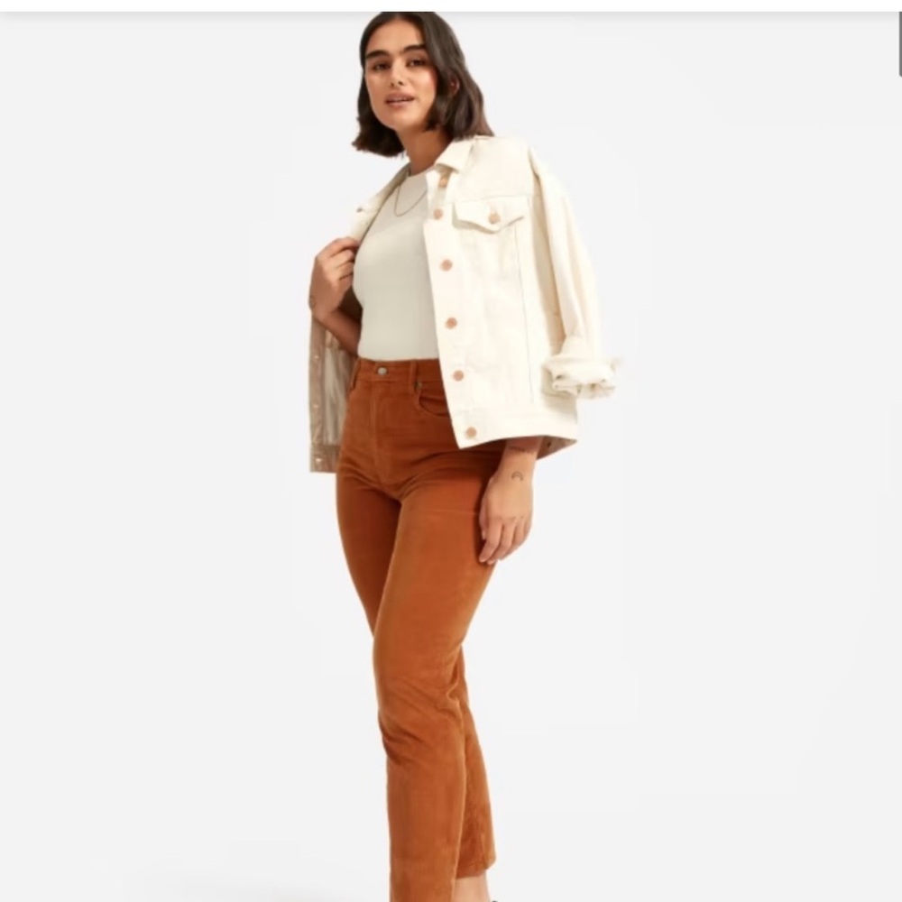 Everlane Gold Corduroy Pants